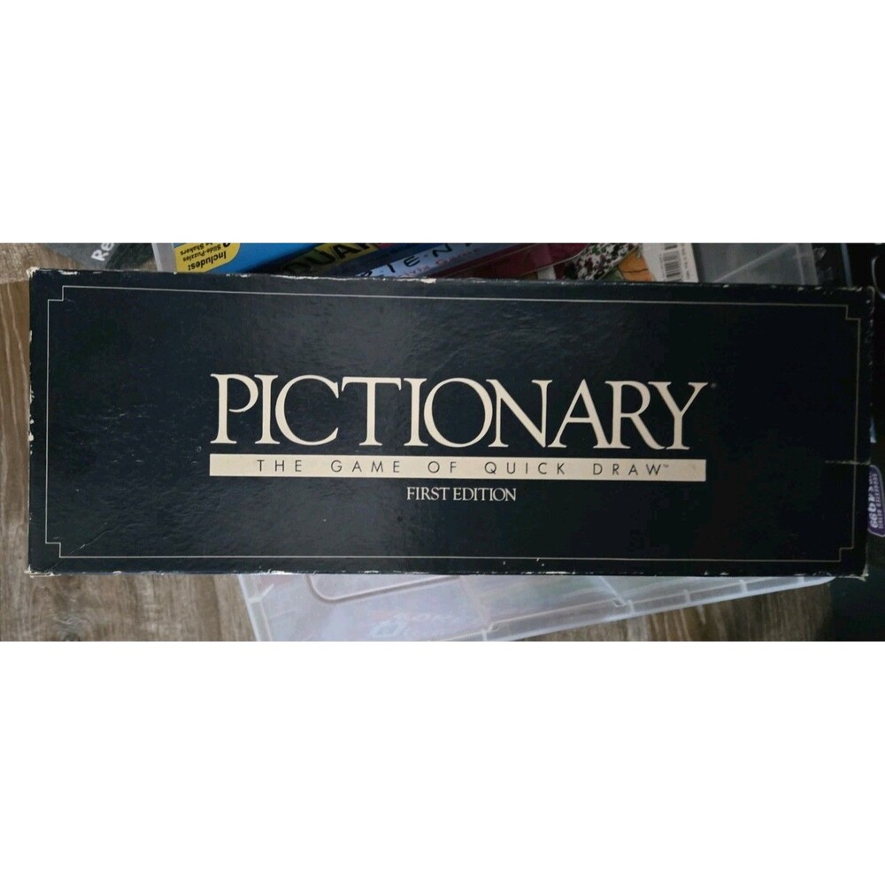Vintage Made In USA 1985 Pictionary 1st Edition Charades Game Complete